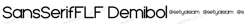 SansSerifFLF Demibol字体转换